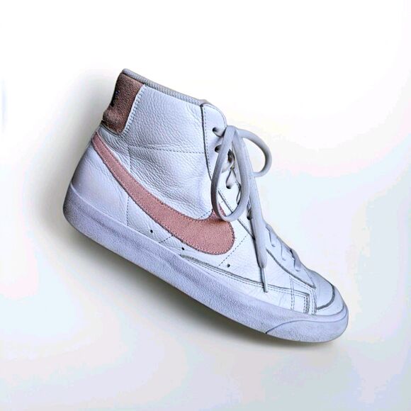 Nike Blazer '77 Vintage Mid White Pink Oxford Womens Size US 11 EU 45 - Picture 1 of 9